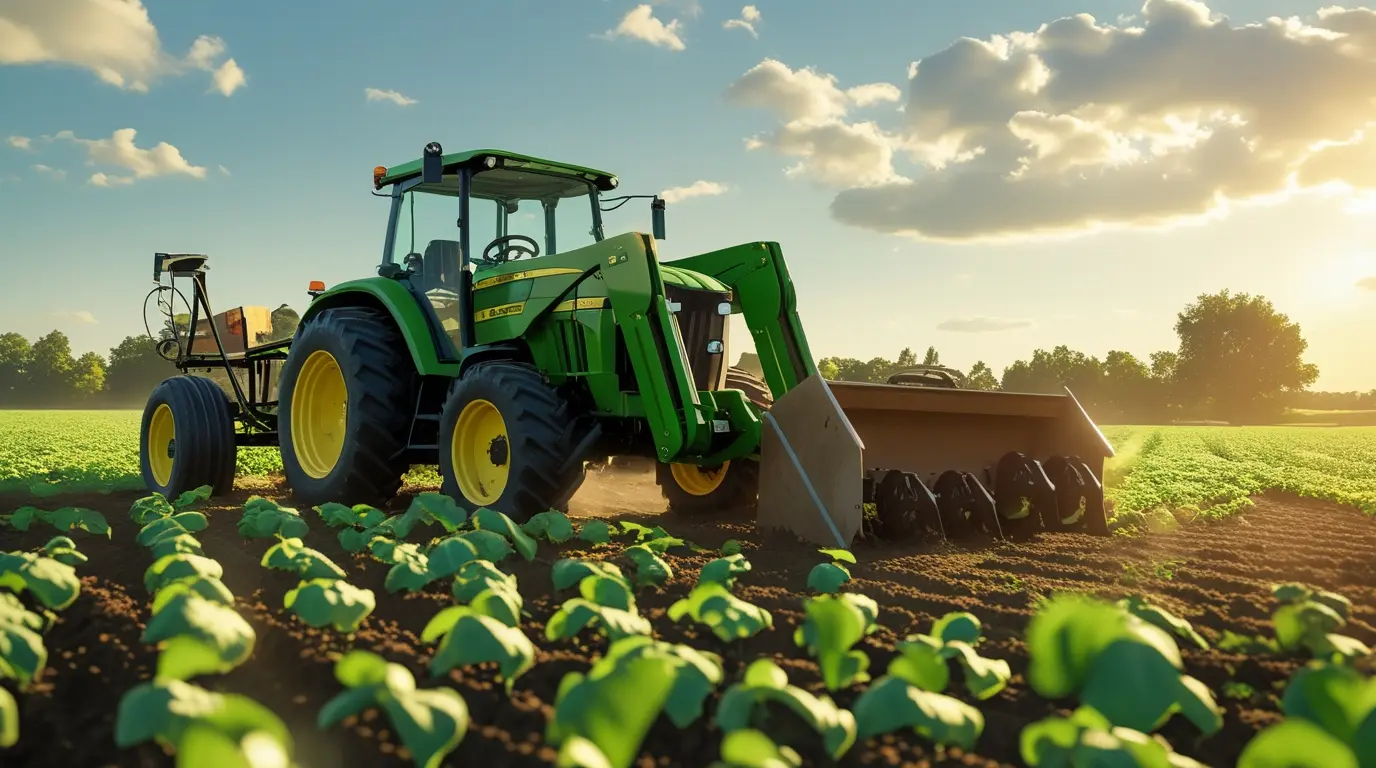 Phoenix_10_Prompt_Small_farm_tractor_working_in_a_USA_field_wi_3