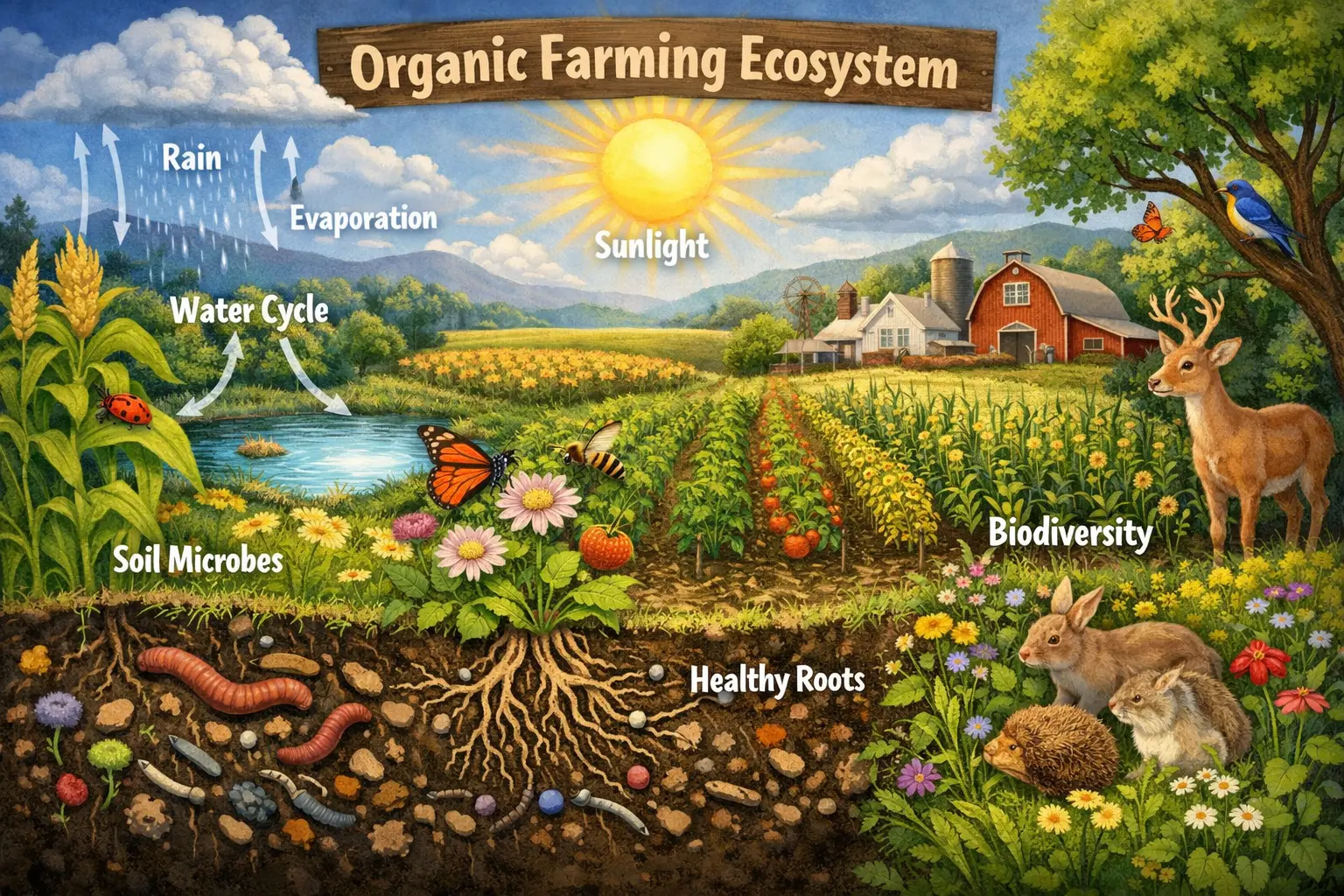 organic farming in USA