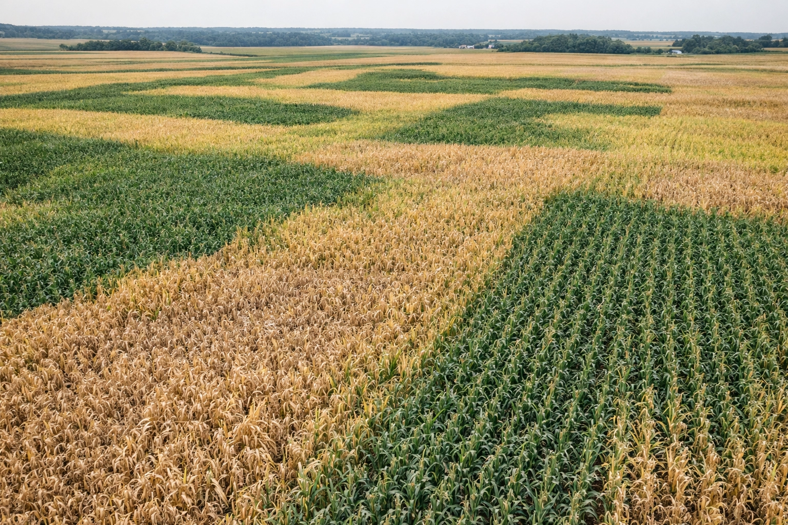 Midwest corn harvest