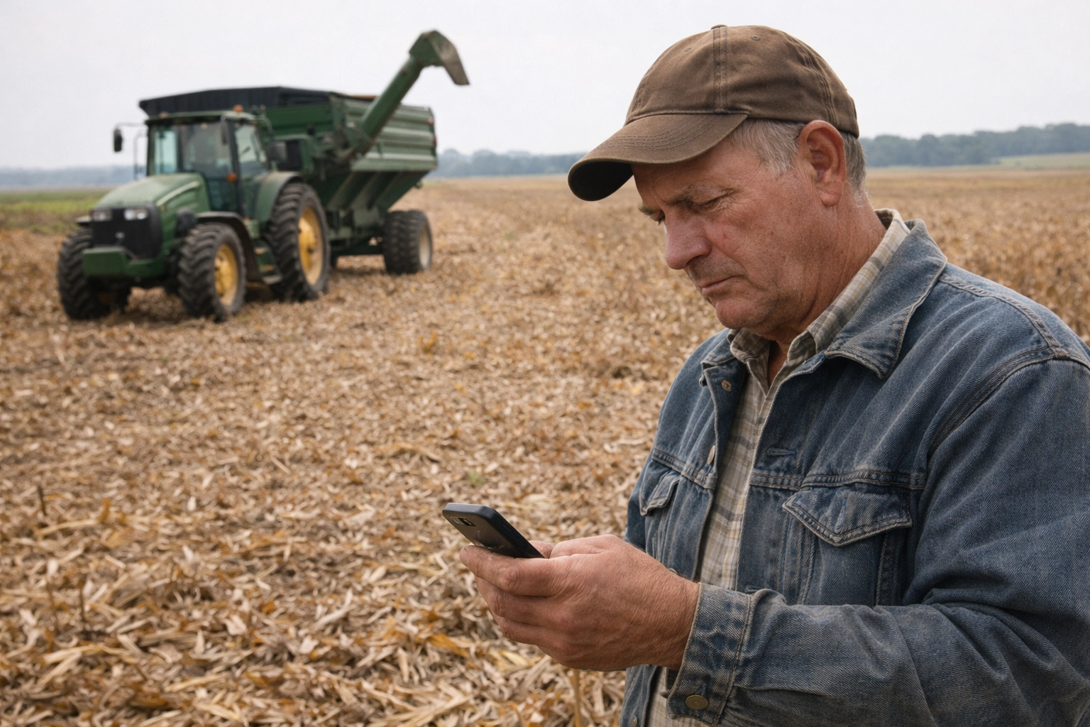 Midwest corn harvest