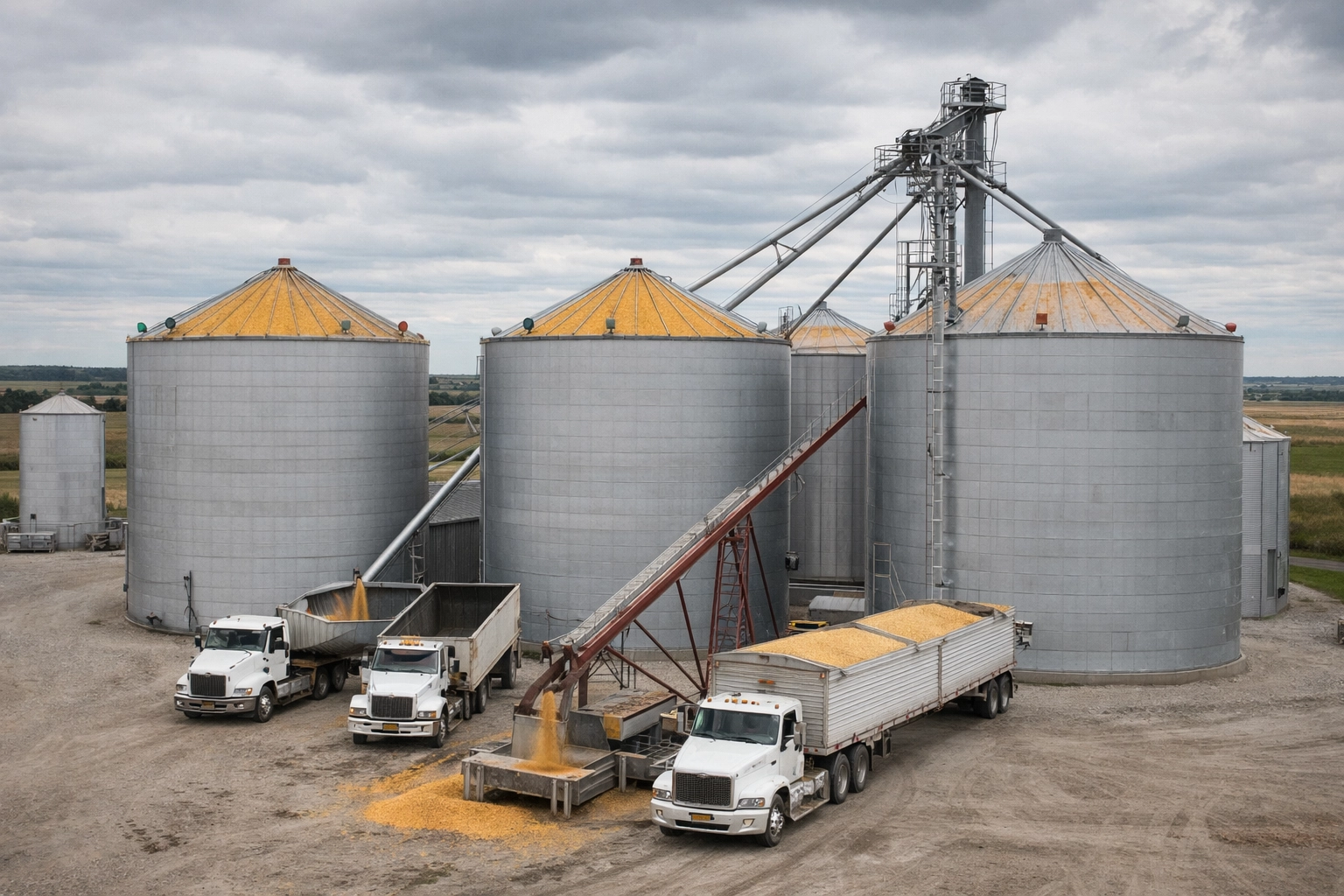 Midwest corn harvest