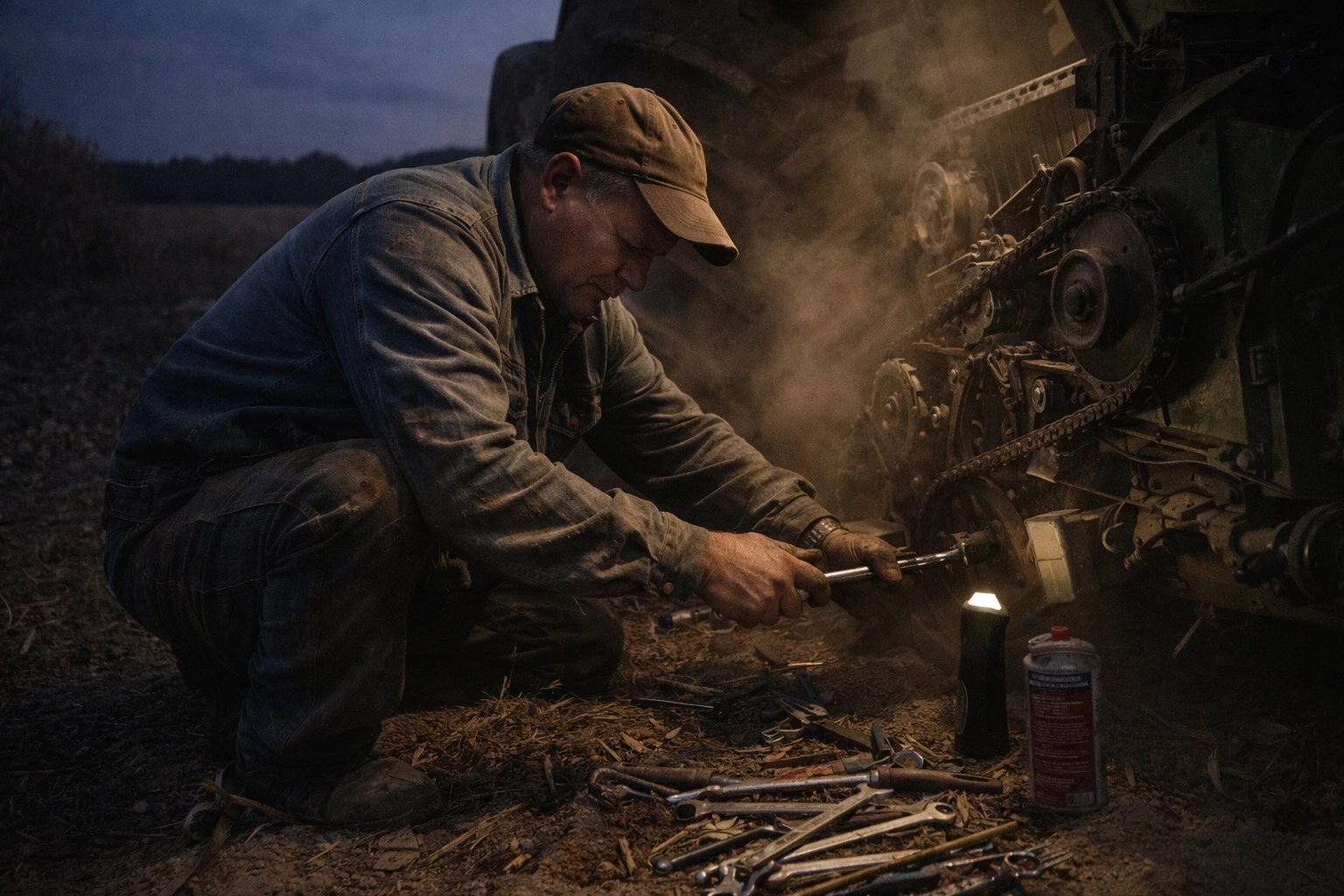 Midwest corn harvest