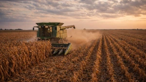Midwest corn harvest