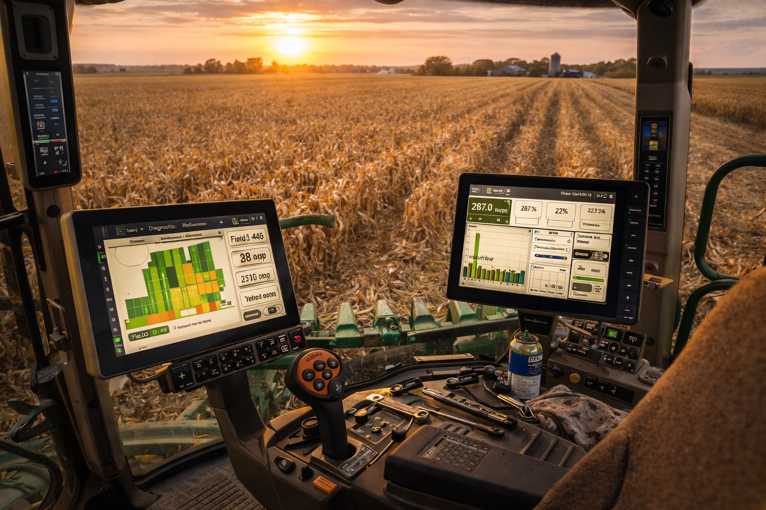 combine harvester maintenance